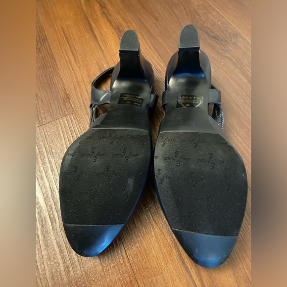 Easy street navy strapless slingback pumps - Picture 3 of 8